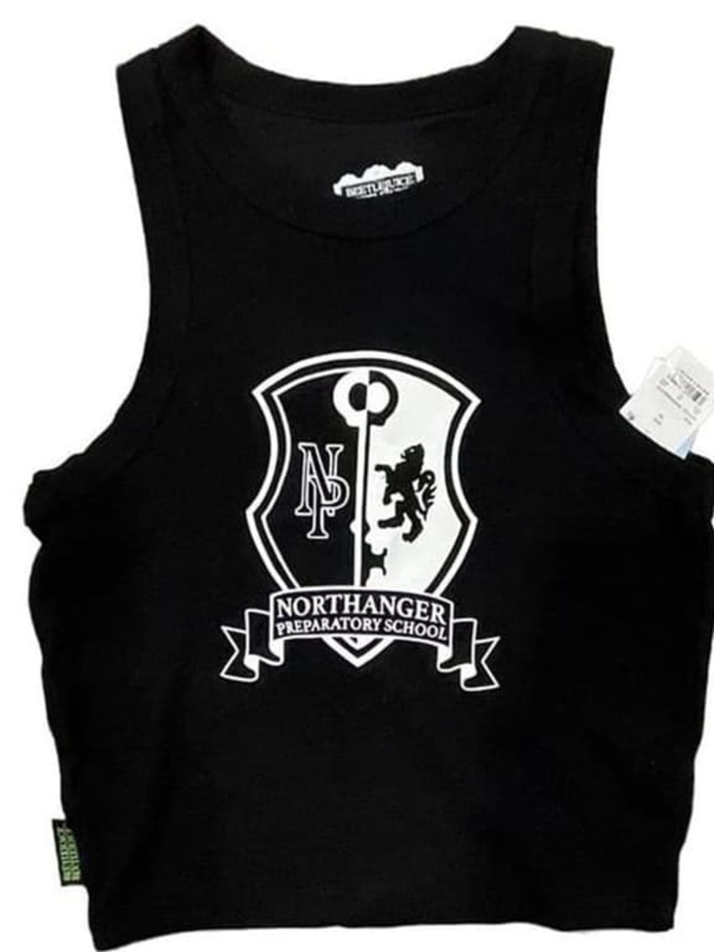 Northanger Preparatory School Black Tank Top